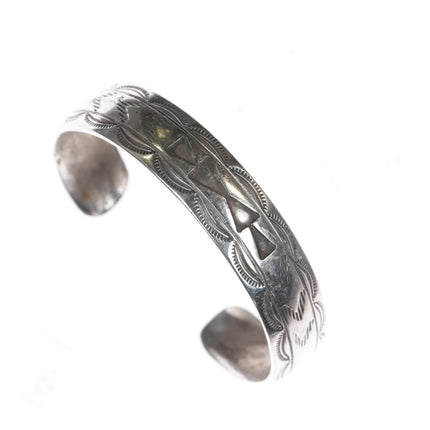 6.25" TW Navajo Sterling cuff bracelet