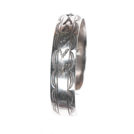 6.25" TW Navajo Sterling cuff bracelet