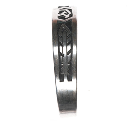 7" Southwestern sterling eagle cuff bracelet - Mexico