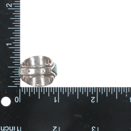 sz8.5 Edward Zuni silver cobblestone ring