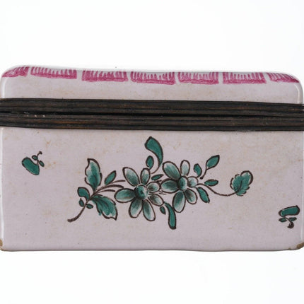 18th Century Sceaux French faience box