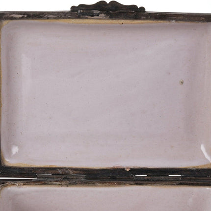 18th Century Sceaux French faience box