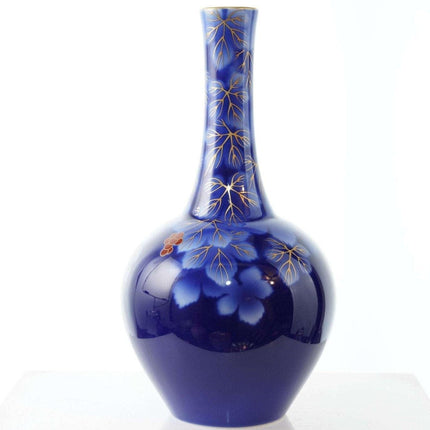 c1960 Fukagawa Seiji Arita cobalt blue bud Vase