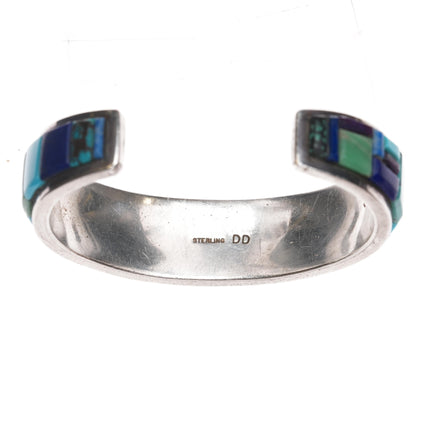 6.5" Donald Douglas Navajo Sterling cobblestone cuff bracelet