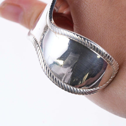 Retro Sterling silver cuff bracelet