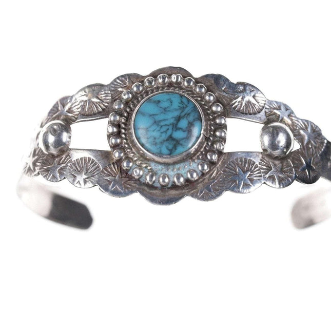 Manschettenarmband im mexikanischen Sterling-Stil der amerikanischen Ureinwohner von Fred Harvey