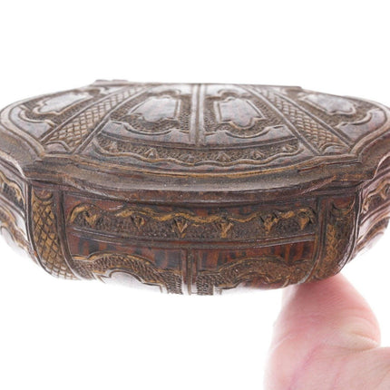 18th century English Papier Mache Snuff box