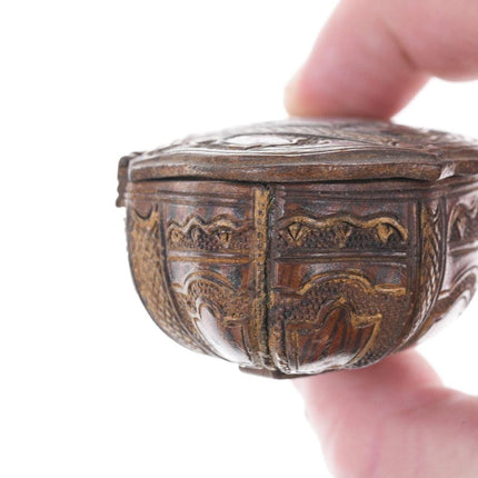 18th century English Papier Mache Snuff box