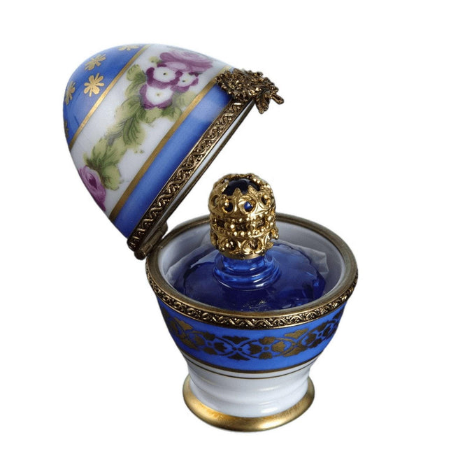 Limoges Trinket Box Perfume bottle Holder g