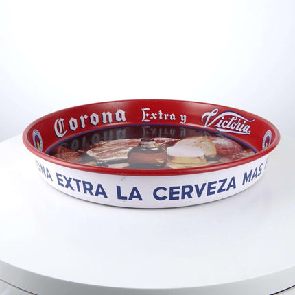 c1960er Modello, Corona, Victoria, mexikanisches Biertablett 13,25"