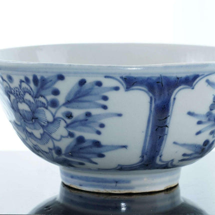 Qing Dynasty Antique Chinese Bowl blue/white underglaze