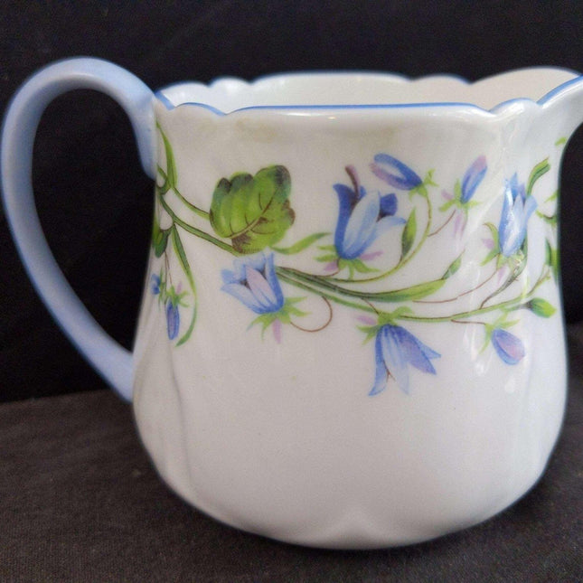 Shelley Harebell Oleander Shape Creamer 3"