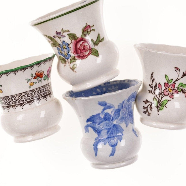 4 Spode Camilla, Frühling, chinesische Rose usw. Zahnstocherhalter