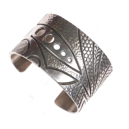 6 3/8" Jared Chavez Santo Domingo sterling cuff bracelet