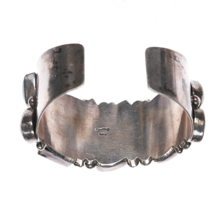 6.75" Garcia Sterling Multi-stone cuff bracelet