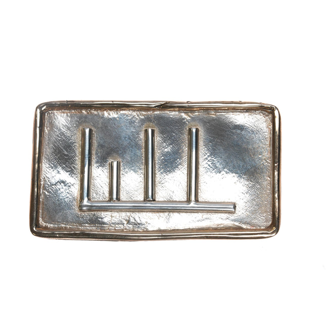 RH Modernist Sterling belt buckle