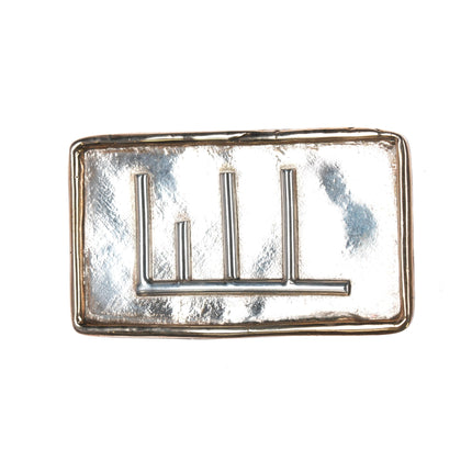 RH Modernist Sterling belt buckle