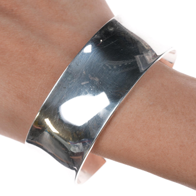 7.25" Retro Sterling modernist cuff bracelet