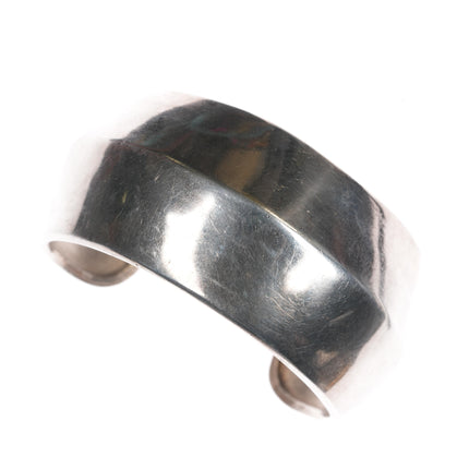 7 5/8" Retro Los Ballesteros Modernist sterling cuff bracelet