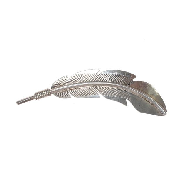 BL Navajo Sterling feather pin