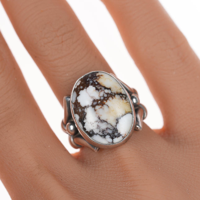 Sz6 L Sterling Native American Jasper ring