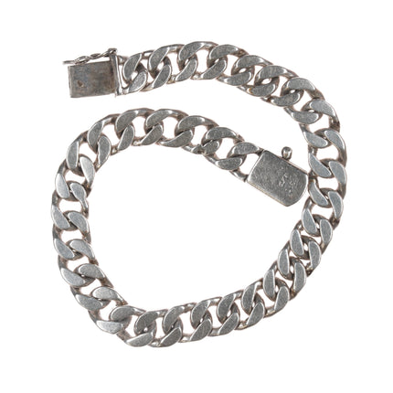 8" Retro Sterling cuban link bracelet