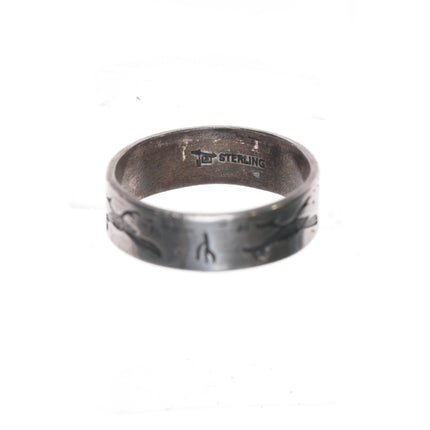 sz6.5 Bell trading post sterling roadrunner ring