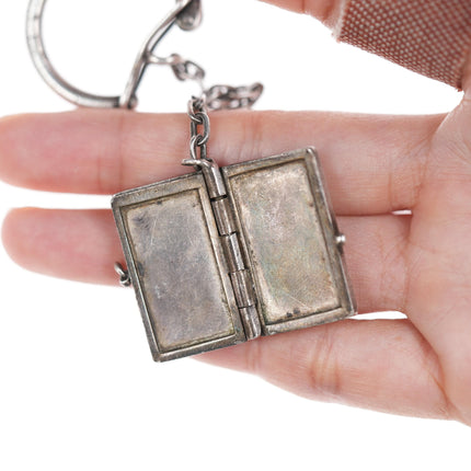 Antonio Pineda (1919-2009) Taxco 970 silver photo holder keychain