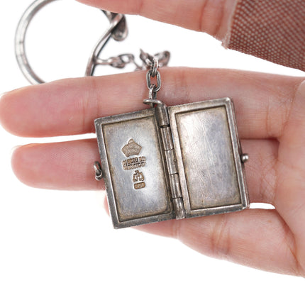 Antonio Pineda (1919-2009) Taxco 970 silver photo holder keychain