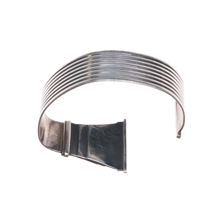 6.75" Mignon Faget Colonnade Sterling cuff Bracelet