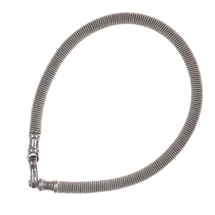 8" Retro sterling springy mesh bracelet