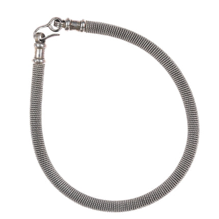 8" Retro sterling springy mesh bracelet