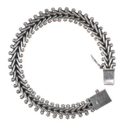 8" Retro sterling snake style bracelet