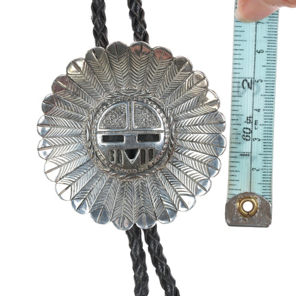 Will Denetdale Navajo sterling Kachina bolo tie