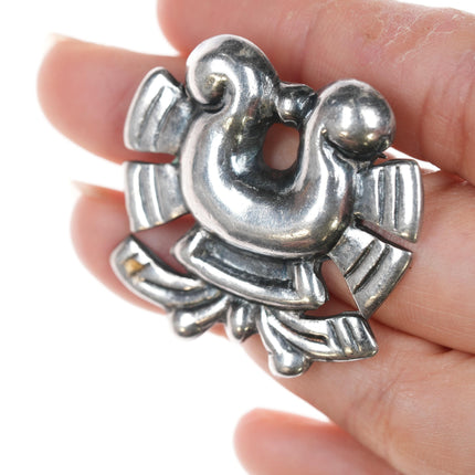 William Spratling sterling Aztec pin