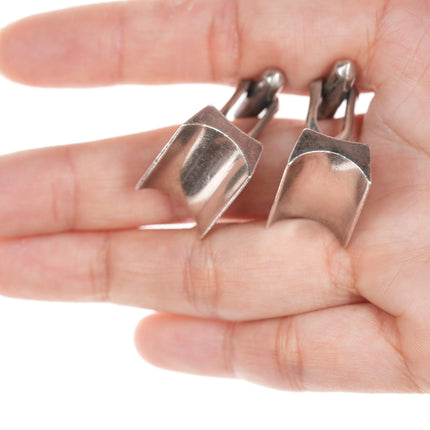 Antonio Pineda (1919-2009) Taxco Modernist Sterling cufflinks