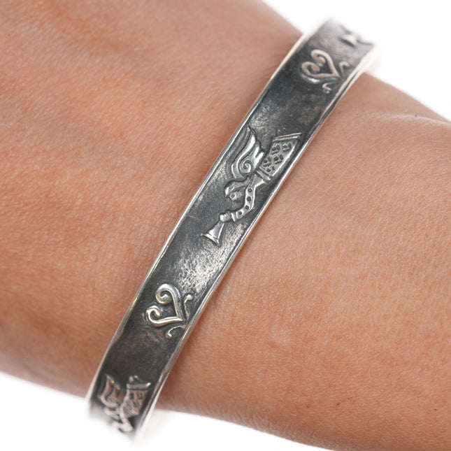 7.75" James Avery Retired Angels and Hearts Eternity Bracelet