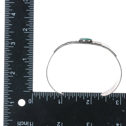 6.75" 1940's Fred Harvey Era Sterling Arrow cuff bracelet - Estate Fresh Austin