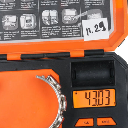 6.75" Bobby Johnson Navajo sterling silver red coral row cuff bracelet - Estate Fresh Austin