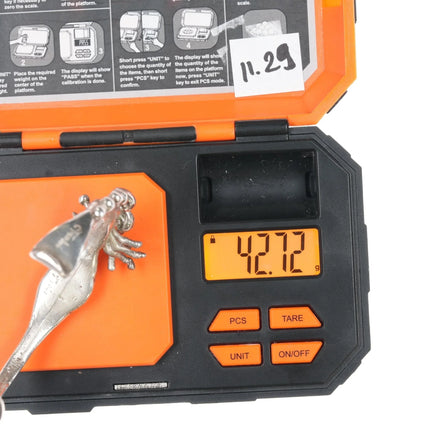 6.75" Carl Tasha (1943-2006) Brutalist sterling cuff bracelet - Estate Fresh Austin