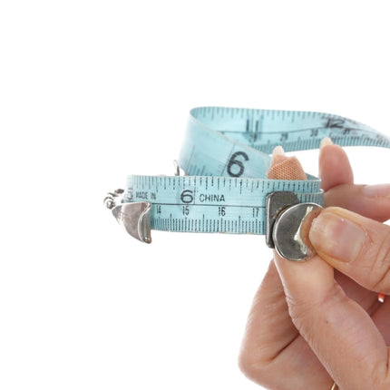 6.75" Carl Tasha (1943-2006) Brutalist sterling cuff bracelet - Estate Fresh Austin