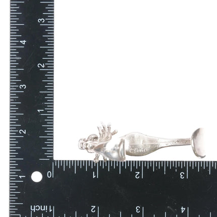 6.75" Carl Tasha (1943-2006) Brutalist sterling cuff bracelet - Estate Fresh Austin