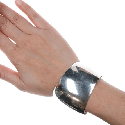 6.75" CJA Southwestern Sterling Modernist Cuff bracelet - Estate Fresh Austin