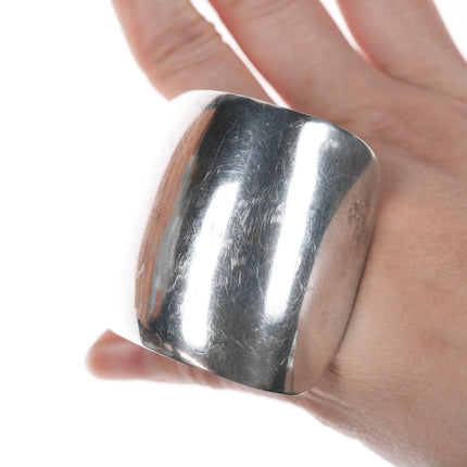 6.75" CJA Southwestern Sterling Modernist Cuff bracelet - Estate Fresh Austin