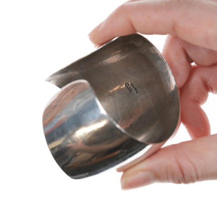 6.75" CJA Southwestern Sterling Modernist Cuff bracelet - Estate Fresh Austin