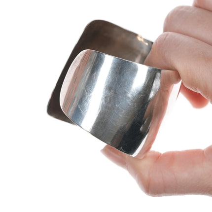 6.75" CJA Southwestern Sterling Modernist Cuff bracelet - Estate Fresh Austin