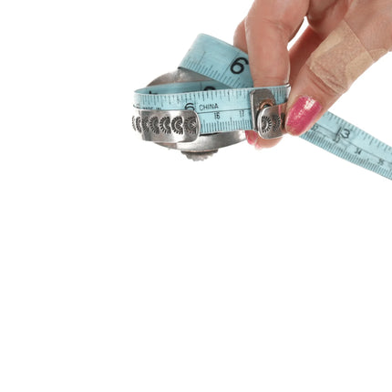 6.75" Kirk Smith Navajo sterling and turquoise cuff bracelet - Estate Fresh Austin