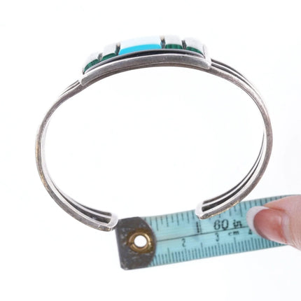 6.75" Kyle Sam Navajo Sterling Cobblestone bracelet - Estate Fresh Austin