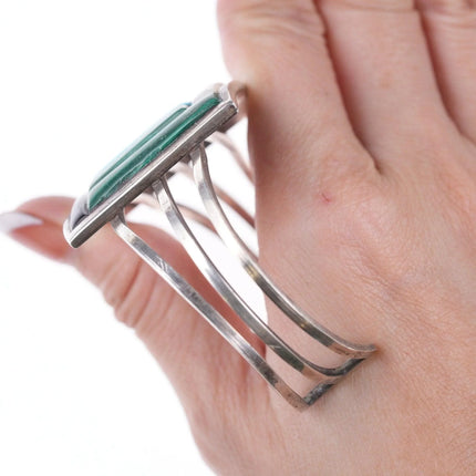 6.75" Kyle Sam Navajo Sterling Cobblestone bracelet - Estate Fresh Austin