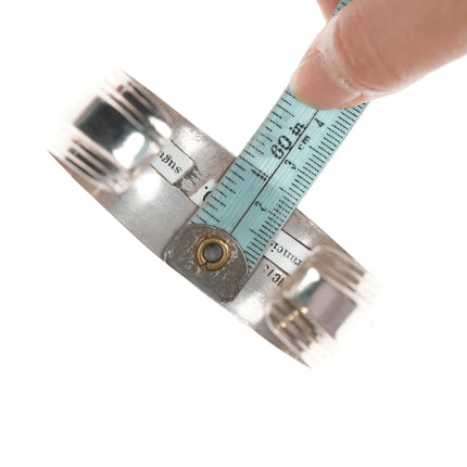 6.75" Melvin Francis Navajo Silver Sugilite/Lapis intarsia inlay cuff bracelet - Estate Fresh Austin